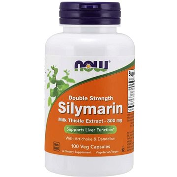 

NOW Double Strength Silymarin milk thistle extract, 300 mg, 100 kapslí
