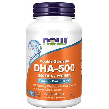 

NOW DHA-500, 500 DHA/250 EPA, Omega 3