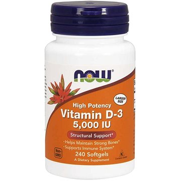 

NOW Vitamin D3, 5000 IU