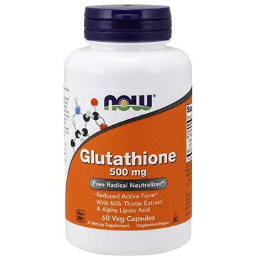 

NOW Glutathione, redukovaný, 500 mg, 60 kapslí