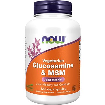 

NOW Glucosamine & MSM Vegetarian (vegetariánský glukosamin a MSM)