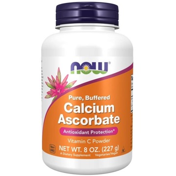 

NOW Foods Calcium Ascorbate (Askorbát vápenatý) čistý prášek, 227 g