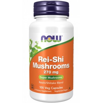

NOW Foods Houby Rei-Shi 270 mg, 100 veg kapslí