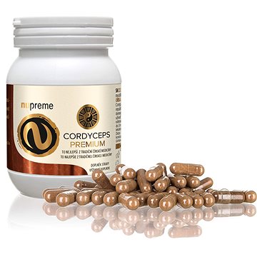 

Nupreme Cordyceps extrakt 100 kapslí