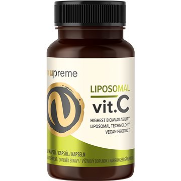 

Nupreme Liposomální Vitamín C, 30 kapslí