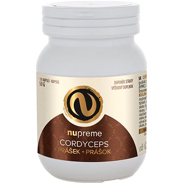 

Nupreme Cordyceps Biomasa 100 kapslí