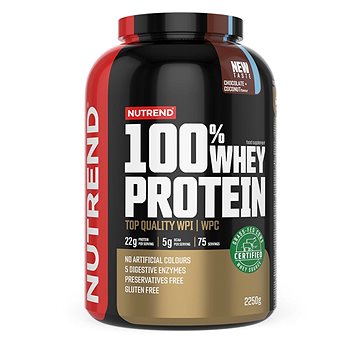 

Nutrend 100% Whey Protein 2250 g, čokoláda + kokos