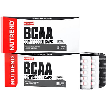

Nutrend BCAA Compressed caps, 120 kapslí