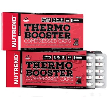Nutrend Thermobooster Compressed Caps, 60 kapslí - Spalovač tuků
