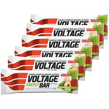 

Nutrend Voltage Energy Cake, 6 x 65 g, lískový oříšek