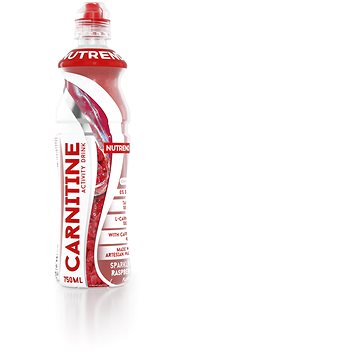 Nutrend Carnitine Activity Drink with Caffeine 750 ml, malina, sycený - Spalovač tuků