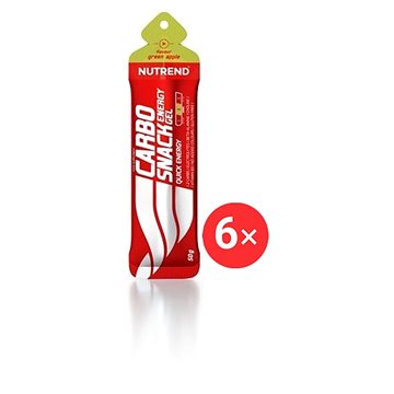 

Nutrend Carbosnack sáček, 6 x 50 g, zelené jablko