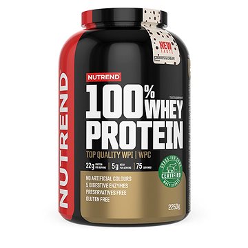 

Nutrend 100% Whey Protein 2250 g, cookies-cream