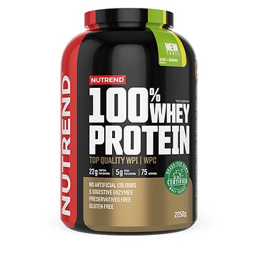 

Nutrend 100% Whey Protein 2250 g, kiwi+banán