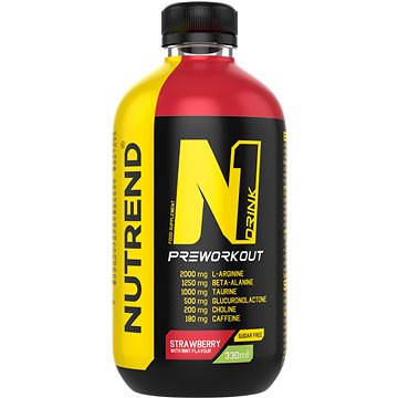 

Nutrend N1 Drink 330 ml, jahoda + máta