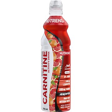 

Nutrend Carnitine Activity Drink With Caffeine 750 ml, červený pomeranč (nesycený)