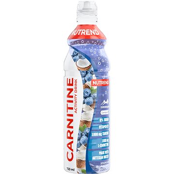

Nutrend Carnitine Activity Drink 750 ml, kokos + borůvka (sycený)