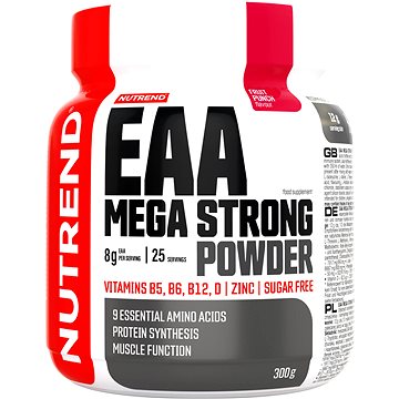 

Nutrend EAA MEGA STRONG POWDER, 300 g, fruit punch
