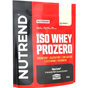 

Nutrend ISO Whey Prozero 500 g, bílá čokoláda