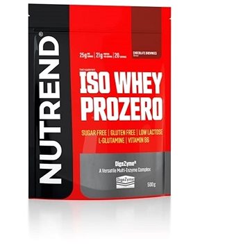 

Nutrend ISO WHEY PROZERO, 500g, čokoládové brownies