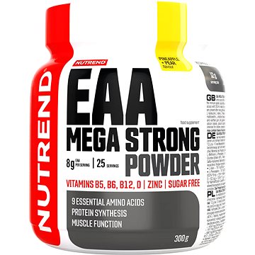 

Nutrend EAA MEGA STRONG POWDER, 300 g, ananas a hruška