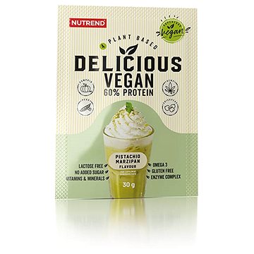 

Nutrend Delicious Vegan Protein, 5x30 g, pistácie+marcipán