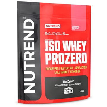 

Nutrend ISO WHEY PROZERO, 500 g, cookies cream