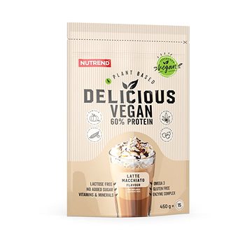 

Nutrend Delicious Vegan Protein 450 g, latte macchiato