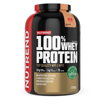 

Nutrend 100% Whey Protein 2250 g, ledová káva