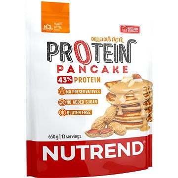 Nutrend Protein Pancake 650 g, arašídové máslo - Palačinky