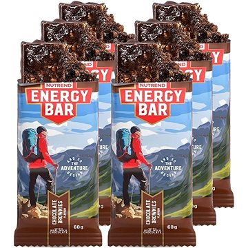 

Nutrend Energy bar 6 x 60 g, čokoládové brownies 6 x 60 g