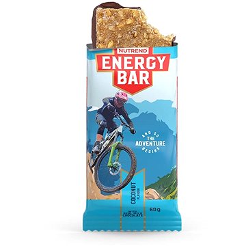 Nutrend Energy bar 60 g, kokos - Energetická tyčinka