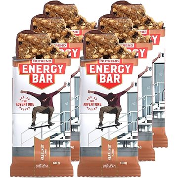 

Nutrend Energy bar 6 x 60 g, lískový ořech