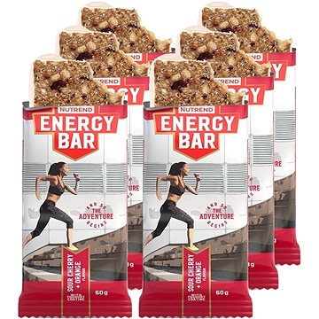

Nutrend Energy bar 6 x 60 g, višeň+pomeranč
