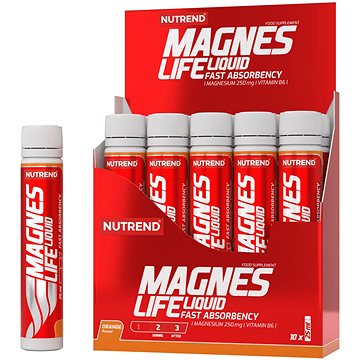 

Nutrend MAGNESLIFE, 10x25 ml, pomeranč