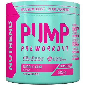 

Nutrend PUMP 225 g, bubble gum