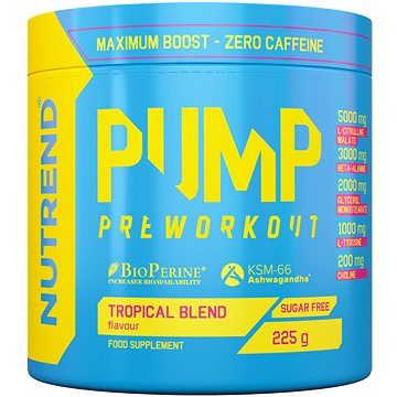 

Nutrend PUMP 225 g, tropical blend