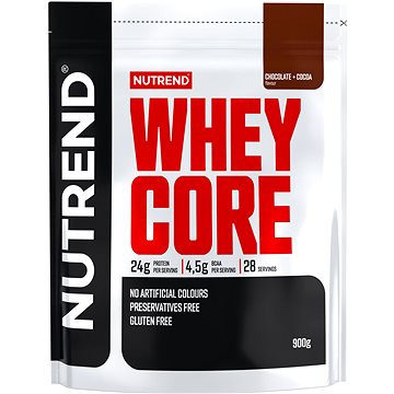 

Nutrend WHEY CORE 900 g, čokoláda+kakao