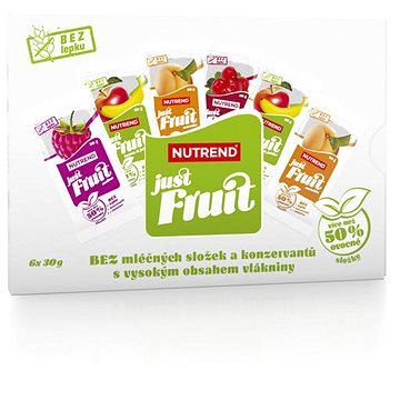 

Nutrend JUST FRUIT dárkové balení, 6x30 g, mix příchutí
