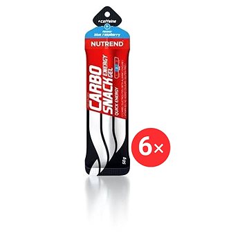 

Nutrend Carbosnack sáček s kofeinem 6 x 50 g, modrá malina