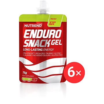 

Nutrend Endurosnack sáček 6 x 75 g, zelené jablko