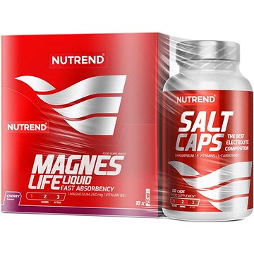 

Nutrend Magneslife 10 × 25 ml + Salt Caps 120 kapslí