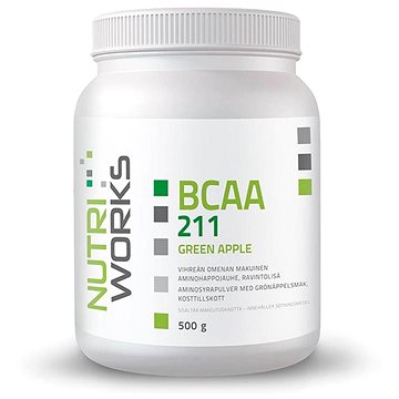 

NutriWorks BCAA 2:1:1 500g zelené jablko