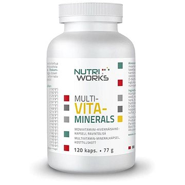

NutriWorks Multivitaminerals 120 kapslí