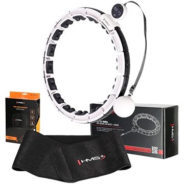 

HMS Set HHM16 + BR163 hula hoop obruč se závažím, magnety a počítadlem