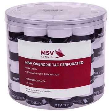 

MSV Multipack 20 ks Cyber Wet Perforated overgrip omotávka tl. 06 mm bílá