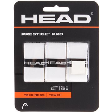 

HEAD Multipack 4 ks Prestige Pro 3 overgrip omotávka tl. 06 mm bílá