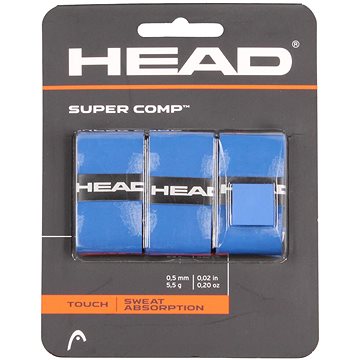 

HEAD Multipack 4 ks Super Comp overgrip omotávka tl. 05 mm modrá