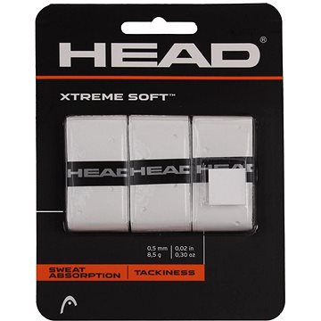 

HEAD Multipack 4 ks XtremeSoft 3 overgrip omotávka tl. 05 mm bílá
