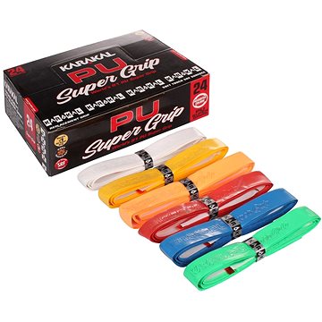 

KARAKAL Multipack 6 ks PU Super grip Assorted základní omotávka mix barev